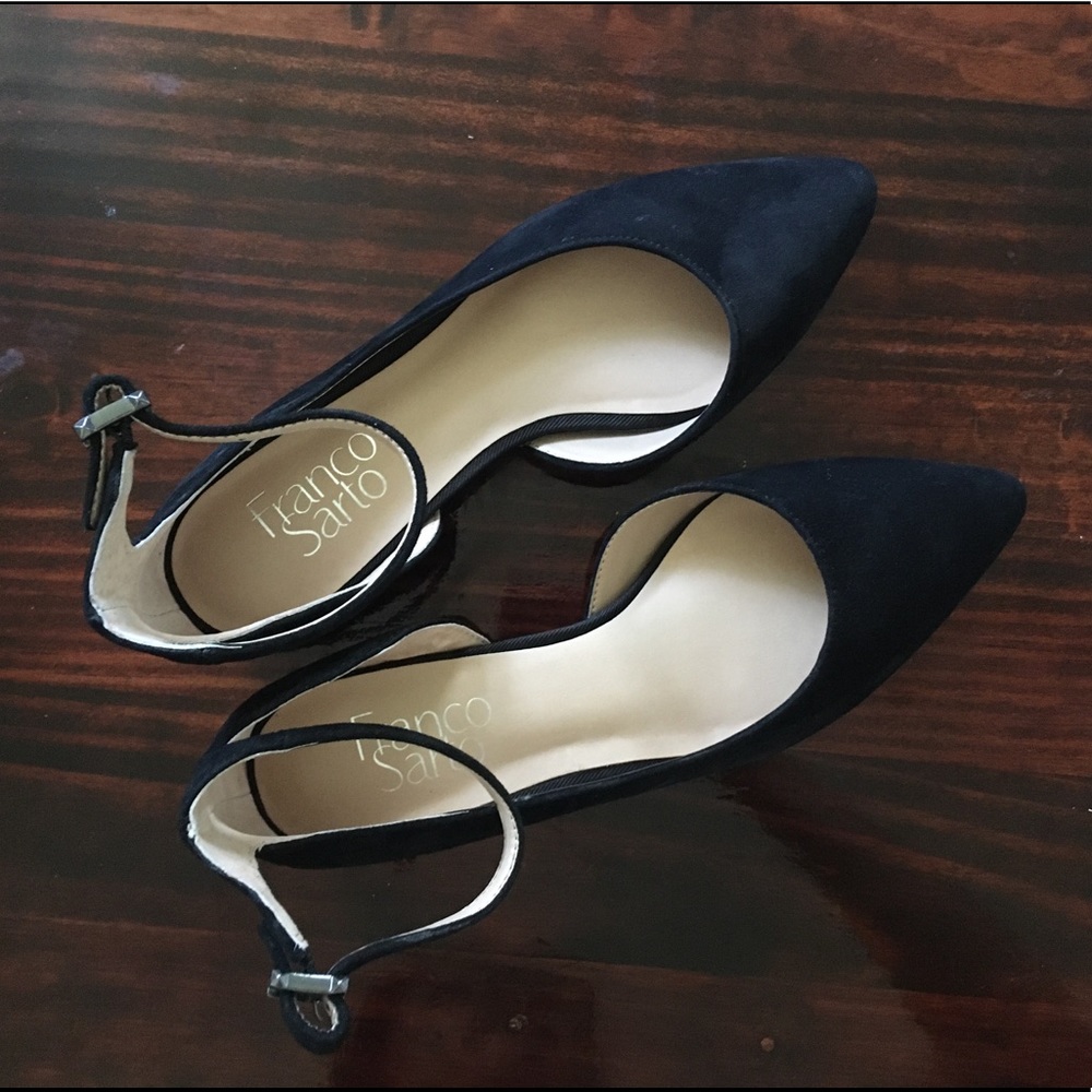 Franco Sarto Slide Suede Flats